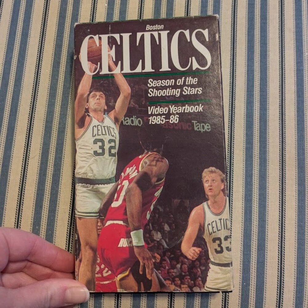 Vintage Collectible Boston Celtics 1985-1986 Video Yearbook VHS Tape